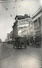 SACRAMENTO ANTIQUE PHOTO NEGATIVE SEQUOIA K STREET c. 1920s picture