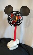 Vintage Mickey Mouse Ears Clip On Desk Table Fan Battery Powered Retro Disney picture