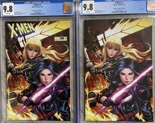 X-MEN #1-CGC 9.8 TYLER KIRKHAM SDCC EXCLUSIVE-TRADE & VIRGIN-SET MARVEL COMICS picture
