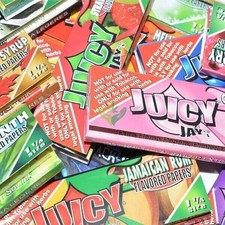 10x Juicy Jay's Rolling Papers Flavored KING SIZE Variety Bundle picture