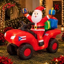 Puerto Rico christmas inflatable picture