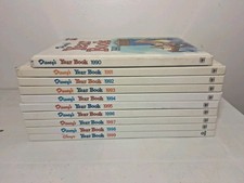 Disney's Year Books Lot Of 10 1990s picture