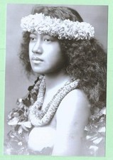 Found 4X6 PHOTO of Pretty Vintage Native Hawaiian Island Girl picture