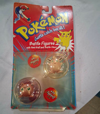 Hasbro Pokémon Battle Figures Jigglypuff Wigglytuff Pikachu w/ Poké Ball picture