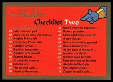 Checklist Two 1993 Skybox Aladdin #90 Card Raw picture