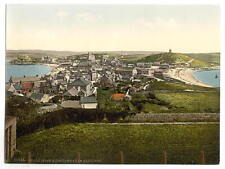 Scilly Isles Hughtown Hugh Town from Garrison Cornwall England c1900 OLD PHOTO picture