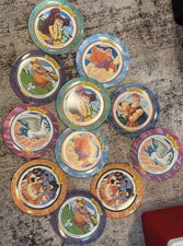 Vintage 1997 McDonalds Disney Hercules Plates Melamine Complete Set (5 spares) picture