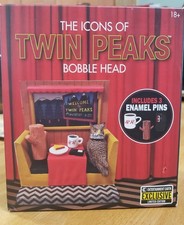The Icons of Twin Peaks Bobble Head Numbered Sold Out Incl. Pins NEW David Lynch picture