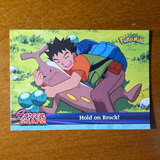 Topps Pokémon Screen Snaps SNAP 05 Hold on Brock Insert Card 2001 English picture