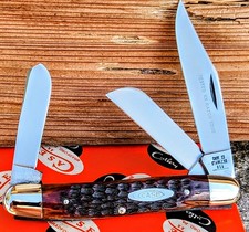 Vtg Case XX 10 Dot Tested Razor Edge 6347HP SSP REDBONE - 1970 picture