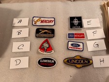 Lincoln, mercury. vintage patches. new originals picture