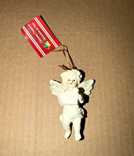 Vintage 2001 Angel Cherub Christmas Ornament with Basket – New with Tags picture