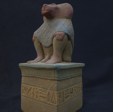 Egyptian Artifacts A Rare Egyptian Pharaonic Statue Of Egyptian God Baboon BC picture