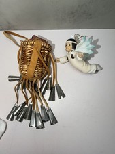 Vintage Miniature Apache Burden Basket Porcelain Native Angel Christmas Ornament picture