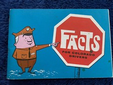 Vintage 1959 Facts For Colorado Drivers Booklet VERY RARE picture