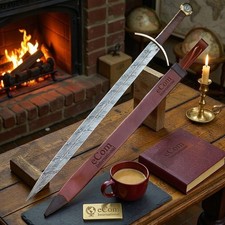 The Archers Sword Full Tang Tempered Battle Ready Hand Forged Sharp Edge Blade picture