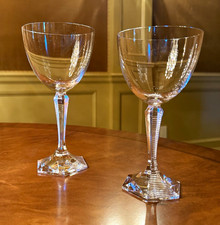 (17) 7.5” Baccarat Opera crystal “large water goblets” or “Lg wine glasses” picture