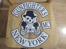 Guns Fighters New York MC Embroidered Patches set of 4 Pcs picture