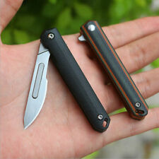 G10 Handle Mini Concealed Carry Blade Neck Knife EDC Outdoor Camping Tactical picture