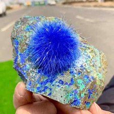 Natural Raw Dandelion Zeolite Cluster Titanium Geode Quartz Crystal Specimens picture