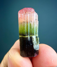 23 Carats Bi~Color Tourmaline Terminated Crystal , Specimen @ Minerals picture
