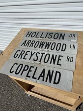 Vintage Estate Fresh Street Sign Lot Cool Pieces picture