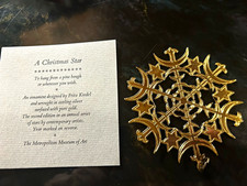 Metropolitan Museum of Art 1973 Fritz Kredel Sterling Gold Ornament picture