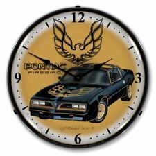 1977 Pontiac Firebird LED Clock Car Man Cave Nostalgic Smokey Bandit Trans Am picture