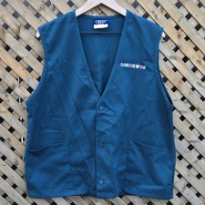 Vintage Babies R Us Employee Uniform Vest Large Crest Toys R Us Stork Logo 90's picture