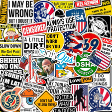 Funny Hard Hat Stickers for Men - Hardhat Stickers, Tool Box Decals picture