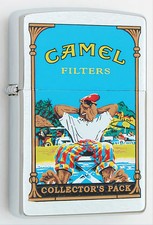 Zippo Joe Camel 1998 Collector Pack Z399 Joe At The Beach 150 Made RJR Camel picture