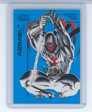 Upper Deck Metal Universe Batman #82 Azrael Blue PMG /50 picture