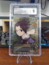 Naruto CCG Sasuke Uchiha Ultimate Battle Tins Chibi Foil Promo PR 074 CGC 9 picture