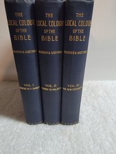 RARE FIND (VG) The local color of the Bible / by Charles W. Budden and the Rev. picture
