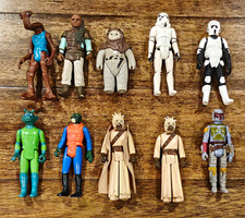 Vintage Star Wars Kenner Action Figure Lot of 10 - 100% Original Authentic picture