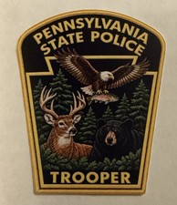 Pennsylvania State Police Patch Vinyl Sticker 3 inch, Wildlife picture