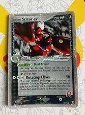 Pokémon TCG Rocket’s Scizor ex 101/109 EX Team Rocket Returns Holo (2004) picture
