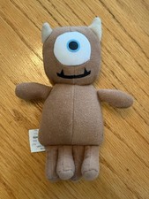 2001 HASBRO MONSTERS INC LITTLE MIKEY BOO PLUSH DOLL DISNEY PIXAR TEDDY BEAR 6” picture