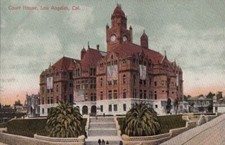 Postcard Court House Los Angeles CA picture