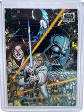#94/150 GALAXY’S EDGE Atomic Refractor 2021 Topps STAR WARS GALAXY CHROME Adams picture