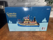 Carole Towne 2023 Teddy Boat Tours SantabMusical LED's Christmas Village ni picture