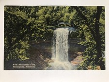 1940 Minnehaha Falls Minneapolis Minnesota Postcard picture