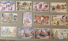 13 Vtg Postcards Anthropomorphic Racey Helps Molly Brett Marg Tempest Adorable picture
