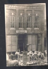 REAL PHOTO TOPEKA KANSAS DOWNTOWN SENATE SALOON POSTCARD COPY picture
