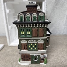 Dept 56 Dickens Village “The Flat of Ebenezer Scrooge” #5587 Excellent CH2 picture
