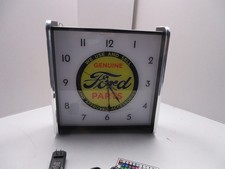 Ford Parts LED light up Advertising wall clock Brand New picture