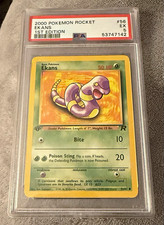 Pokémon 2000 Rocket Ekans #56/82 1st Edition PSA 5 Card 53747142 picture