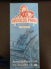 2014 Arnolds Park Amusement Theme Park Brochure Map Guide picture