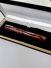 Vintage 1930s Waterman's 301-V Lady Patricia Fountain Pen 14k Nib 2A -Sunset Red picture