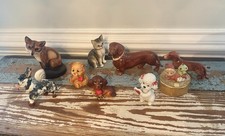 Multi-Piece Mid-Century Ceramic Figurines. Selling individually picture